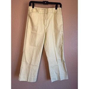 Tribal Stretch Extensible Light Green Capri Pants Womens 6